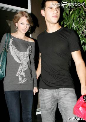 Taylor Swift et Taylor Lautner à Los Angeles, le 28 octobre 2009