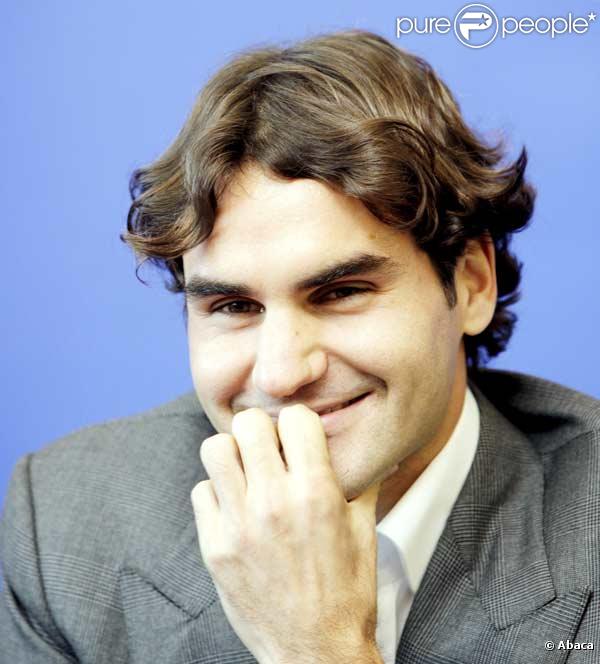 Roger Federer fait la promotion du chocolat Lindt à  Kilcherberg en Suisse  