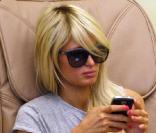 Paris Hilton se faisant faire une manucure-pédicure à Beverly Hills, le 29 octobre 2009
