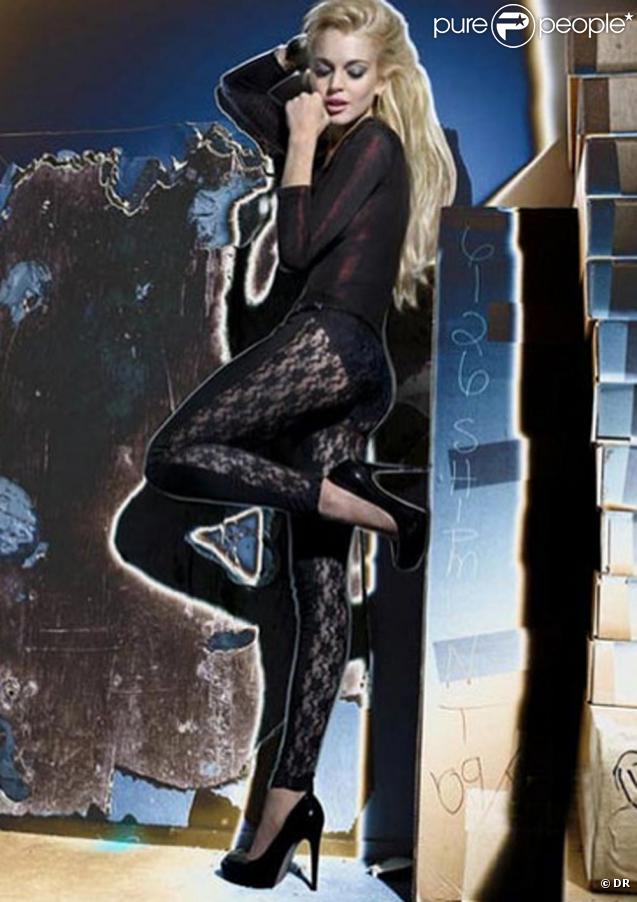 Lindsay Lohan pour sa propre marque de legging