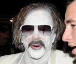 Mickey Rourke au sortir d'une soirée Halloween à Hollywood le 29 octobre 2009 