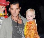 Gwen Stefani, Gavin Rossdale et  leurs enfants (Los Angeles 31 octobre 2009)