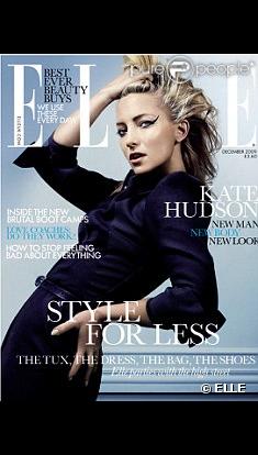 Kate Hudson en couverture du ELLE UK