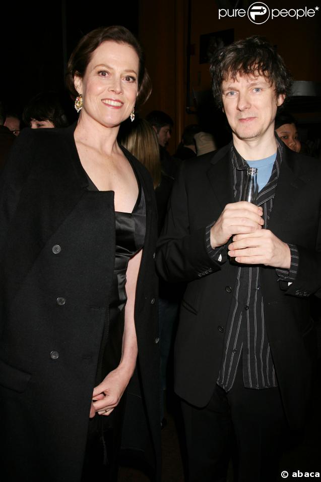 Sigourney Weaver et Michel Gondry à la première de Be Kind Rewind