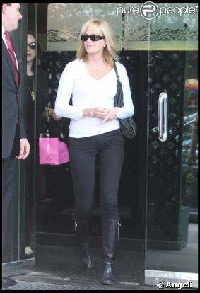 Melanie Griffith est sortie de cure de désintoxication. Ici à Beverly Hills le 3 novembre 2009. 