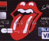 Carte Bleue Rolling Stones, disponible le 1er décembre 2009. 
