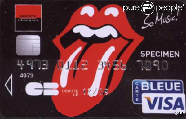 Carte Bleue Rolling Stones, disponible le 1er décembre 2009. 