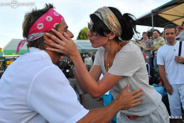 Nolwenn Leroy et Arnaud Clément, échange de baisers et... de bons procédés !
