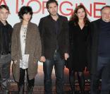 L'équipe du film à la Première de à l'Origine à Paris le 5/11/09