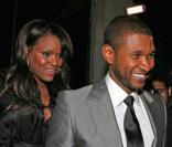 Usher et sa femme Tameka en avril 2008 