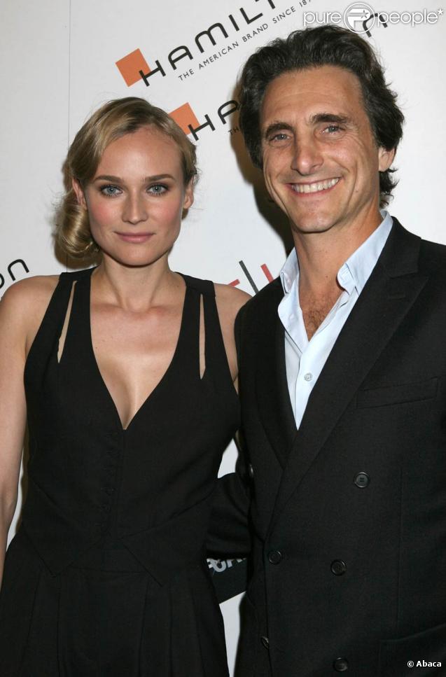 Diane Kruger et Lawrence Bender aux Hamilton Behind Camera Awards, qui se sont tenus au Highlands Night Club d'Hollywood, à Los Angeles, le 8 niovembre 2009.