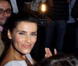 Nelly Furtado lors de la fashion week parisienne le 7 octobre 2009. 