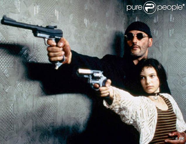 Natalie Portman à 12 ans dans  Léon  aux côtés de Jean Reno. 