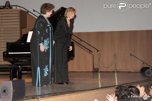 Brigitte Engerer et Hélène Mercier ont assisté à la soirée de Radio Classique (9 novembre 2009)