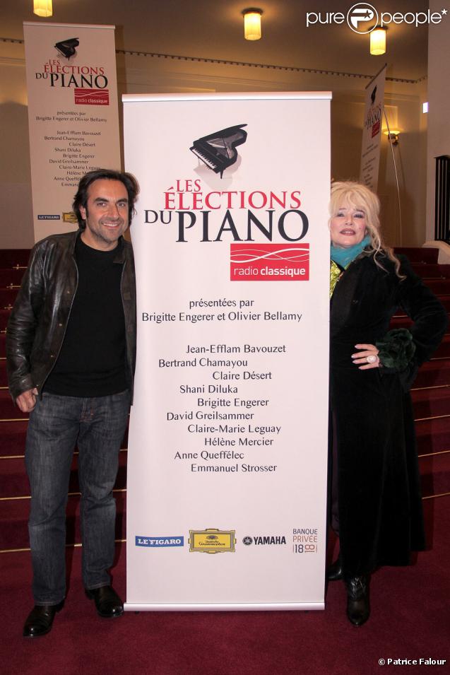 André Manoukian et Armande Altaï ont assisté à la soirée de Radio Classique (9 novembre 2009)