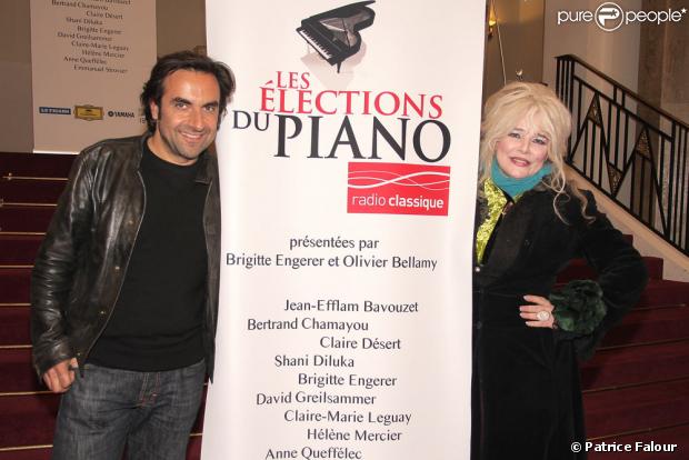 André Manoukian et Armande Altaï ont assisté à la soirée de Radio Classique (9 novembre 2009)