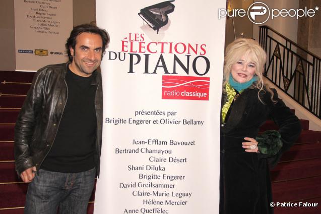 André Manoukian et Armande Altaï ont assisté à la soirée de Radio Classique (9 novembre 2009)
