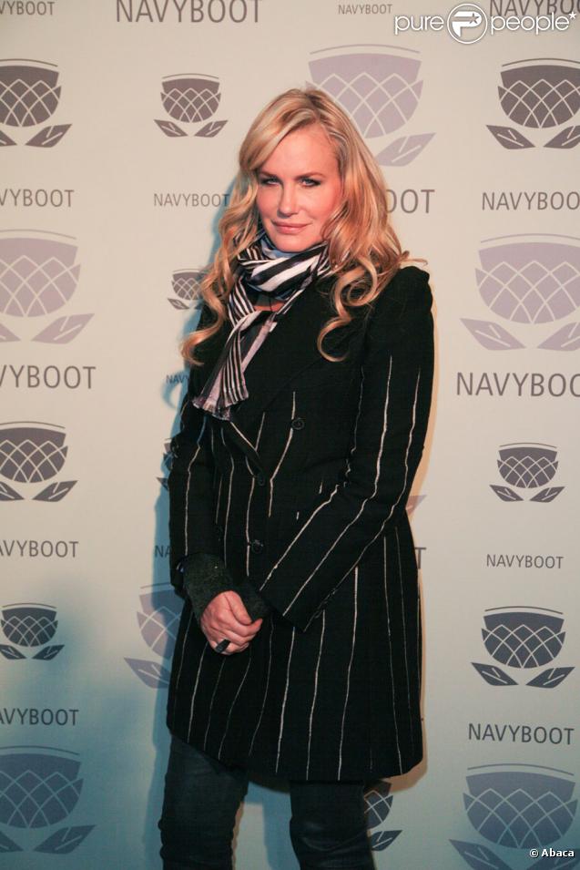 Daryl Hannah à Berlin, lors de l'inauguration du magasin NavyBoot, le 12 novembre 2009