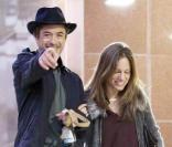 Robert Downey Jr. et sa femme Susan Levin, à Beverly Hills, le 7 novembre 2009.