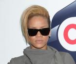 Rihanna se rendant dans les studios de Capital Radio à Londres le 13 novembre 2009