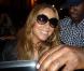Mariah Carey sortant de chez Skyrock, le 16 novembre 2009 à Paris