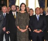 Caroline de Monaco remet des récompenses à de nombreux bénévoles à l'approche de la Fête Nationale. 18/11/09