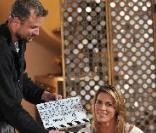 Nathalie Simon sur le tournage de la pub Your Shape, nouveau jeu sur Wii