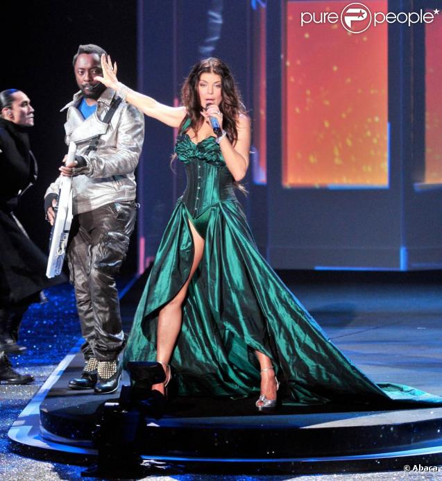 Fergie, à l'occasion du Victoria's Secret Fashion Show, qui s'est tenu au Lexington Armory de New York, le 19 novembre 2009.