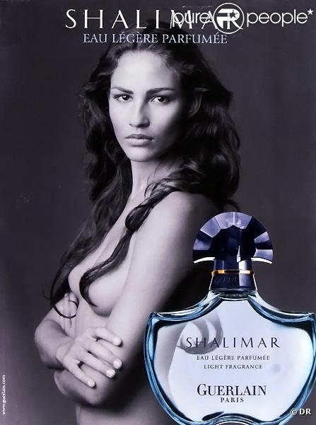 Fernanda Tavares dans une publicité pour Guerlain