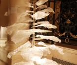 Quelques sapins de créateurs, à l'occasion de la 14e édition des Sapins de Noël des Créateurs, au Grand Hotel de Paris, le 24 novembre 2009.