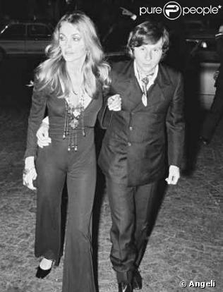 Sharon Tate et Roman Polanski à la première de Rosemary's Baby en 1968 