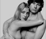 Sharon Tate et Roman Polanski devant l'objectif de David Bailey en 1969 