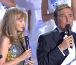 Jean-Pierre Foucault et Arielle Dombasle, à quelques secondes de l'annonce du verdict : Miss Normandie et Miss Rhône-Alpes tremblent !