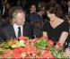 Christopher Walken et Fanny Ardant lors de la soirée Dior au palace Es Saadi durant le festival du film de Marrakech le 5 décembre 2009