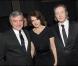 Sidney Toledano, Fanny Ardant et Christopher Walken lors de la soirée Dior au palace Es Saadi durant le festival du film de Marrakech le 5 décembre 2009