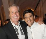 Jean-Claude Darmon et Saïd Taghmaoui lors de la soirée Dior au palace Es Saadi durant le festival du film de Marrakech le 5 décembre 2009