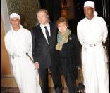 Christopher Walken et sa femme lors de la soirée Dior au palace Es Saadi durant le festival du film de Marrakech le 5 décembre 2009