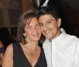 Iris Knobloch et Saïd Taghmaoui lors de la soirée Dior au palace Es Saadi durant le festival du film de Marrakech le 5 décembre 2009