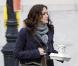 Leighton Meester sur le tournage de Gossip Girl , le 7 décembre 2009 à New York