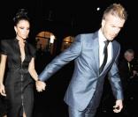 David et Victoria Beckham arrivent à la soirée Harper's Bazaar à Londres le 8/12/09