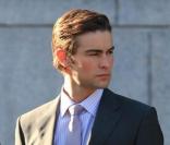 Chace Crawford sur le tournage de Gossip Girl à New York, le 8 décembre 2009