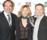 Soirée du Gucci Masters 2009, le vendredi 11 décembre : Pierre Durand, Virginie Couperie, Thierry Rey 