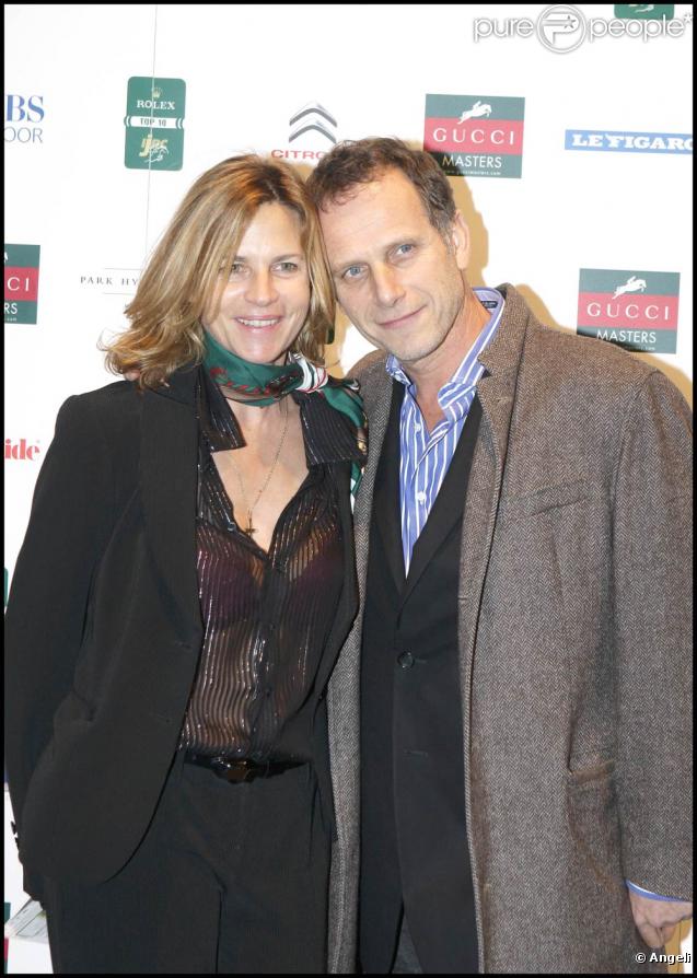 Soirée du Gucci Masters 2009, le vendredi 11 décembre : Virginie Couperie et Charles Berling 