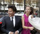 Igor Bogdanoff et Amélie de Bourbon-Parme mariés le 1er octobre 2009 
