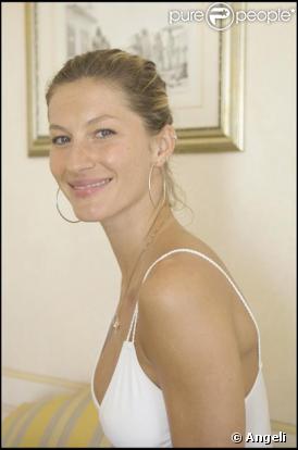 Gisele Bündchen pose en janvier 2008 dans un palace de Rio de Janiero 