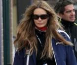 Elle Macpherson à Aspen avec son nouvel amoureux. Le 22/12/09