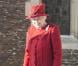 La reine Elizabeth II célébrait hier Noël à l'église de St Mary Magdalene, en famille.