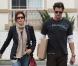 Séance shopping en amoureux pour Kate Walsh et Neil Andrea à Los Angeles, le 26 décembre 2009.