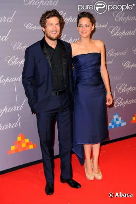 Guillaume Canet et Marion Cotillard lors de la soirée Chopard à Cannes en mai 2009