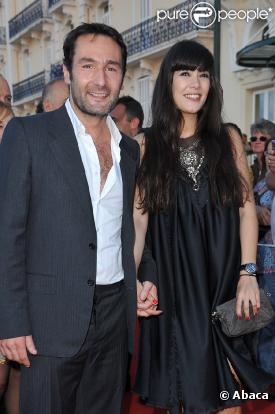 Gilles Lellouche et Mélanie Doutey durant le festival de Cabourg en juin 2009